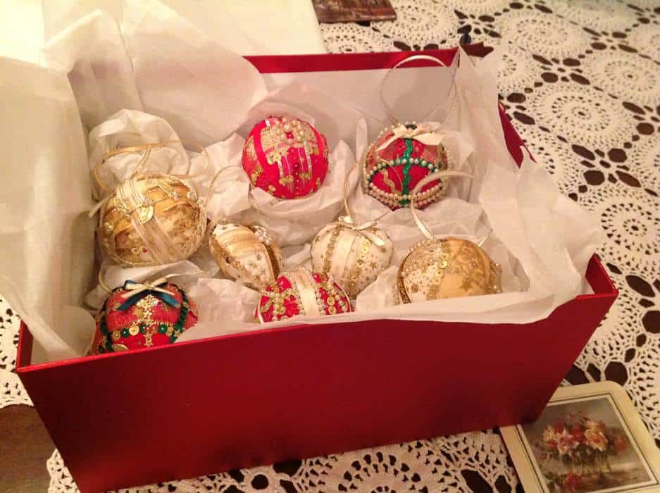 Katherine's Christmas decorations for the Williams family.