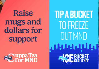 MND Action Month: Tip or pour and make time count.